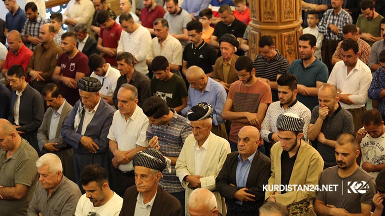 مه‌راسیمی نوێژی جه‌ژنی قوربان له‌ سلێمانی ببینه‌
